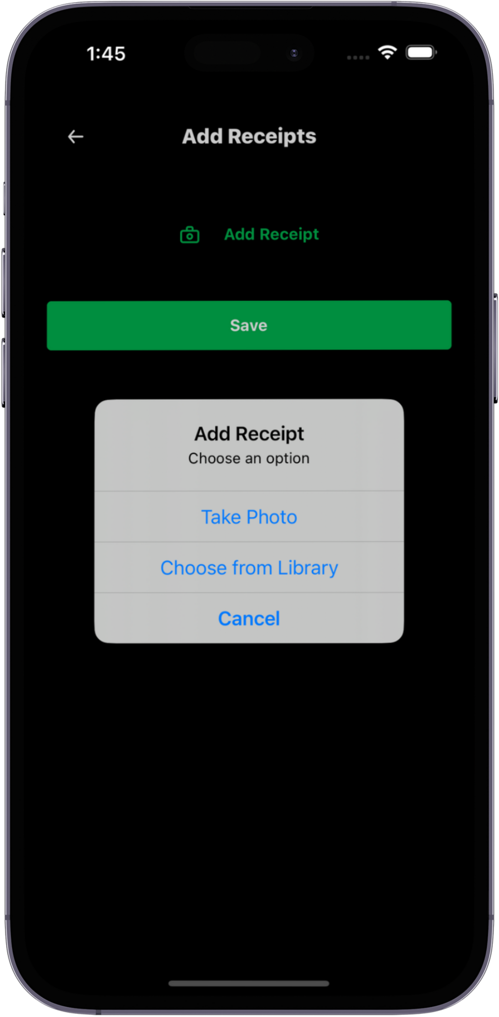 Organize your receipts in seconds. No more lost paperwork, just clear records of every expense.